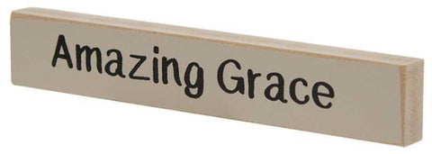 Farmhouse block Amazing Grace