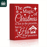 W011MR-0001853 The magic of Christmas is not in the presents wood box