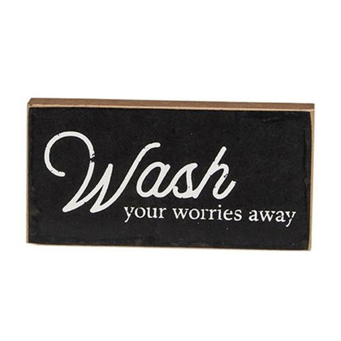 36374 Wash your worries away wood block