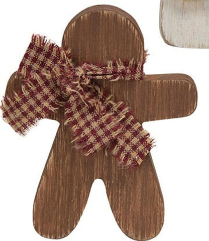 37335 Gingerbread wood sitter