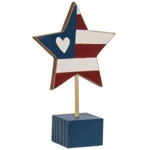 35823 Heart Flag Star On Base