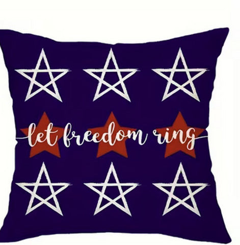 HD3689277 Let Freedom Ring  Throw Pillow Cover (NO INSERT IS INCLUDED)