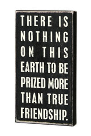 Primitive Wood Box  16338 - True Friendship