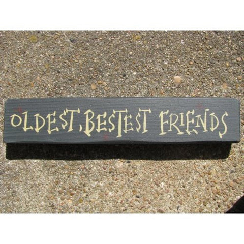 M9002OBF - Oldest, Bestest Friends wood block
