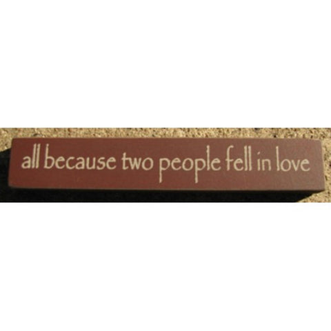 32324LM-All Because Two People fell in love mini block