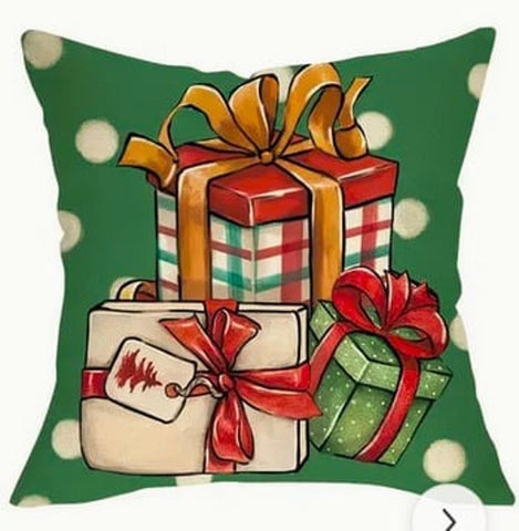 KQ35383 Christmas Gift Throw Pillow Cover  ONLY