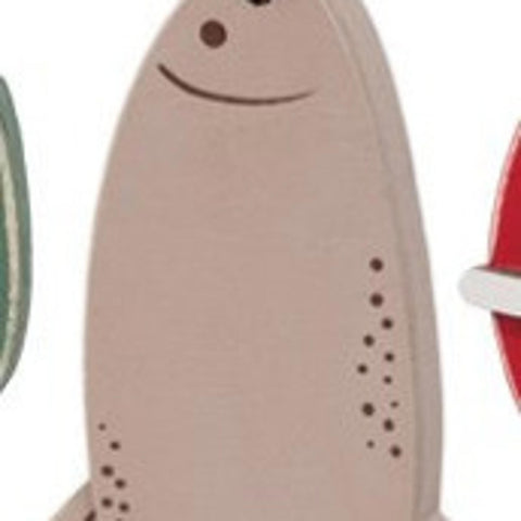 37814 Lake wood fishing ornament