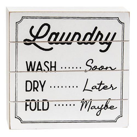 G36277 Wash Dry Fold ShiplapBox Sign
