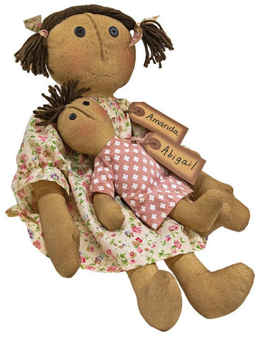cs38117 Amanda & Abigail Dolls