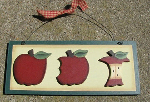 281-Apple wood  Plaque