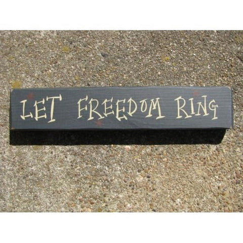M9001LFR - Let Freedom Ring wood block