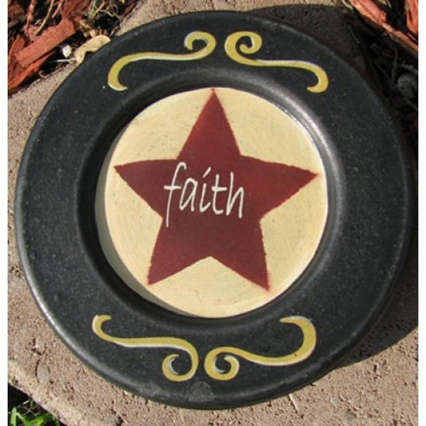 32156H - Faith Wood Plate