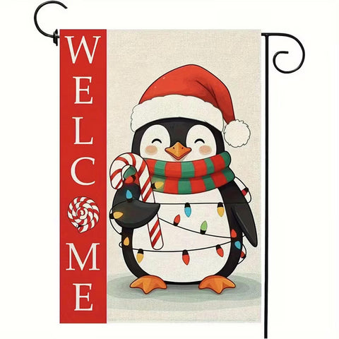 UR5699114  Christmas Welcome Garden Flag - Double-Sided