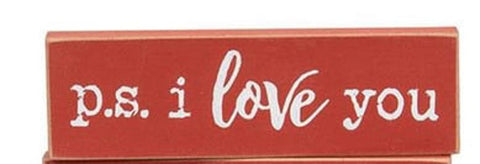 35938 PS i love you MINI wood block