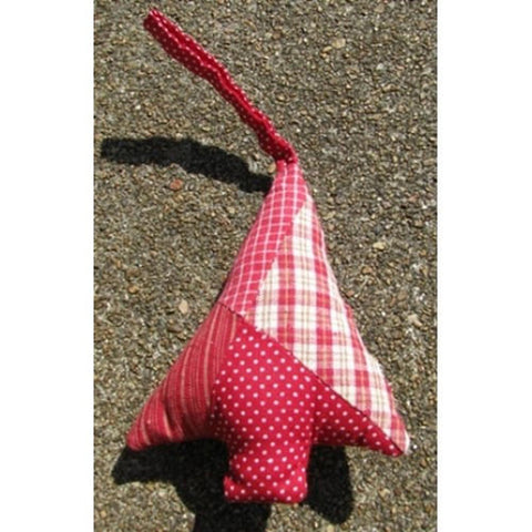 50648T - Patchwork Tree Cloth Christmas Ornament