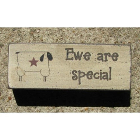 31392S - Ewe Are Special wood block