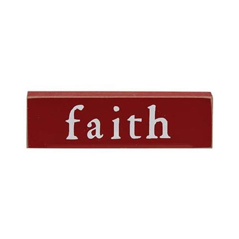 G36336 Faith thin MINI wood block