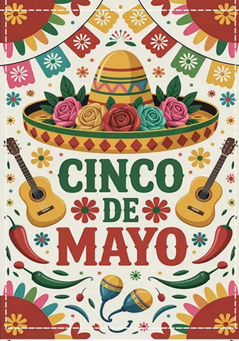 VM5374880 Cinco de Mayo  Double-sided, washable, polyester,
