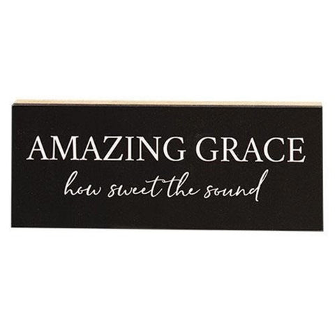 G16694 - Amazing Grace how sweet the sound wood block