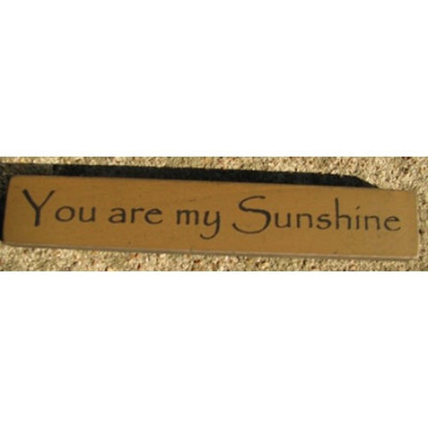 32325YG You Are My Sunshine mini wood block