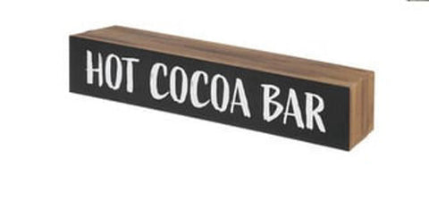 fr-1430 Hot Cocoa Bar Sitter wood block