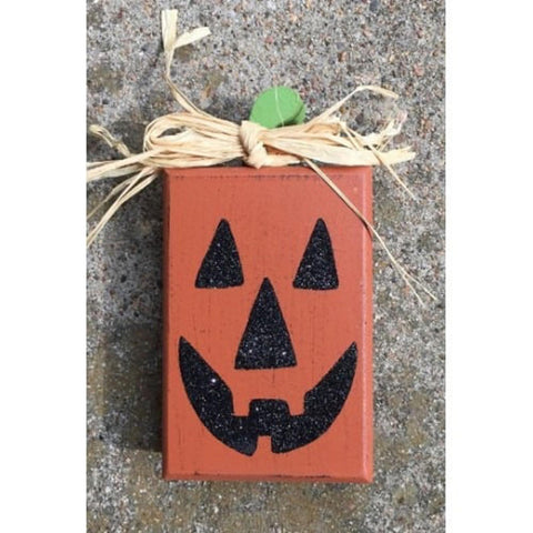 H62231 - Wood Pumpkin Block