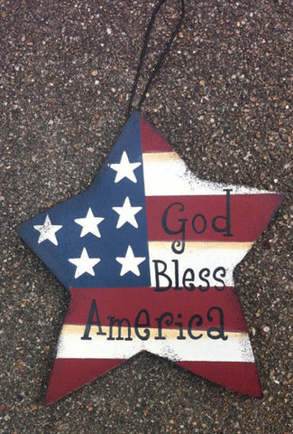 Americana Star - 2072480GBA God Bless America Star Wood