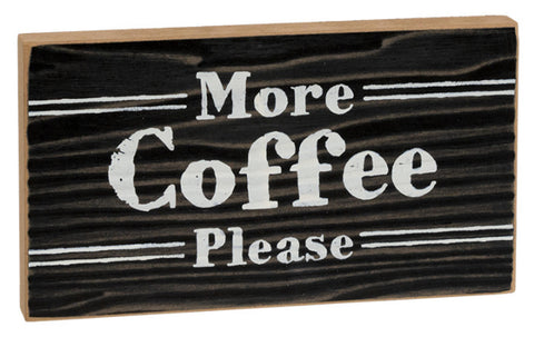 37106 More Coffee Pease Wood grain striped wood block
