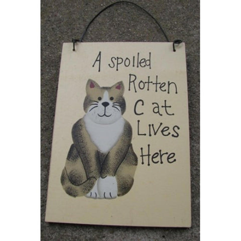 WD2030- Spoiled Rotten Cat Lives Here
