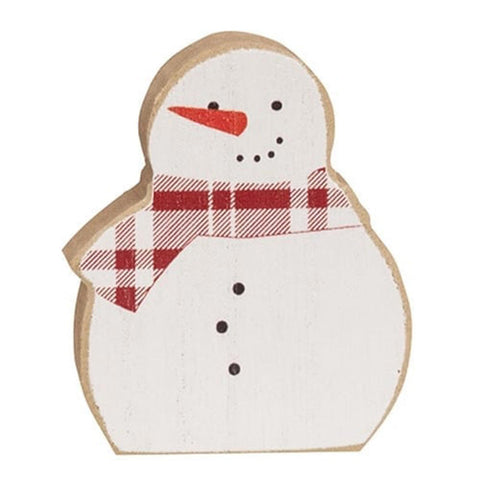g37156a snowman plaid scarf sitter