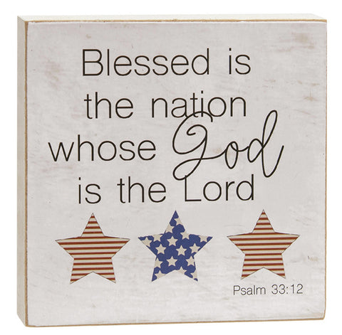 36090 Blessed is the nation whose God is the Lord - Psalm 33:12