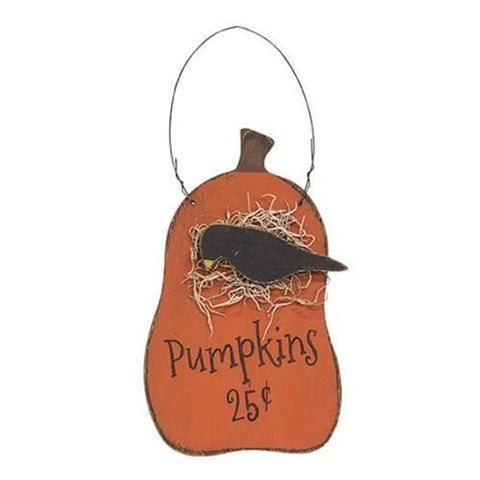 G12859 Pumpkins 25 cents crow and pumpkin