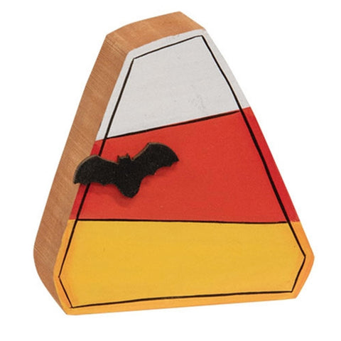 G38021 Candy Corn with a small bat