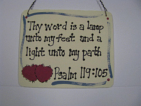 4004 - Thy word is a lamp unto my feet Psalm 119:105