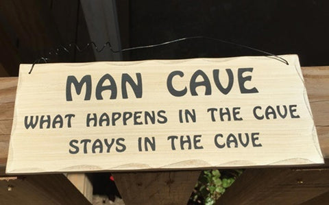 WP346 Man Cave  wood sign