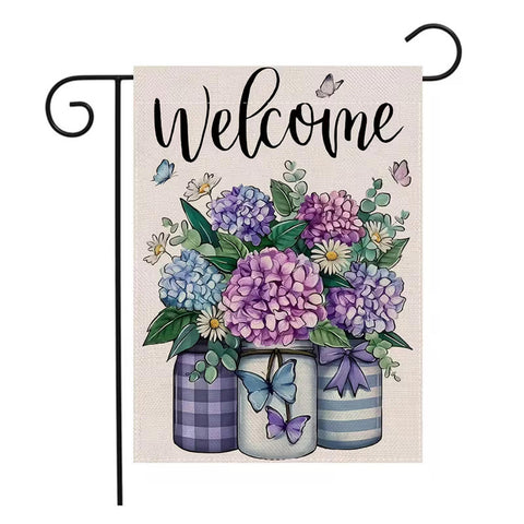 UA10719062 Double-sided printing, Garden flag, Linen material,