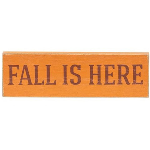 35542 Fall is Here MINI wood block