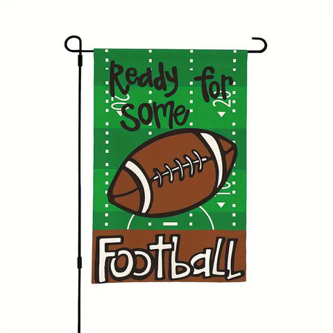 ME3714906 American Football Garden Flag - "Ready for Some Football"