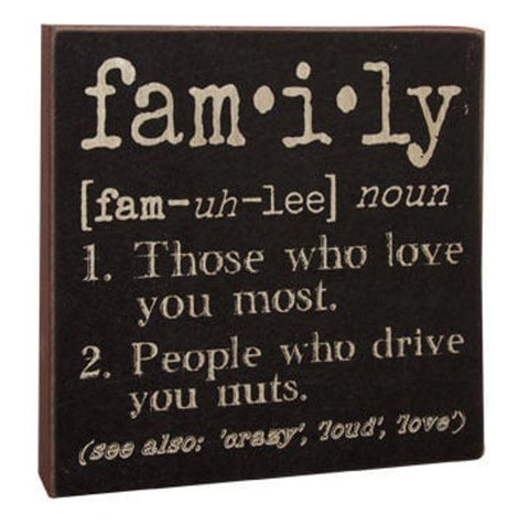 32630 Family Definition Sign