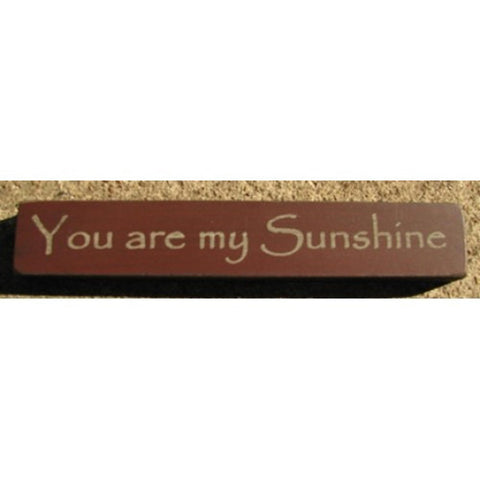 32325YM You Are My Sunshine mini wood block