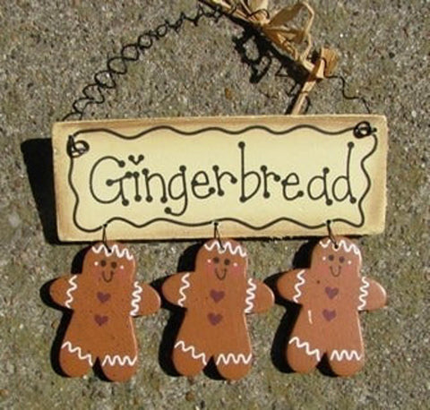 1080 - Gingerbread Wood sign