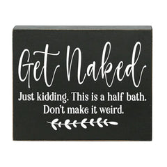 Primitive Wood Box Sign