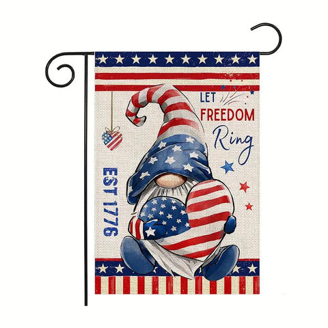 DR129388 American Independence Day Celebration Garden Flag - Double-Sided