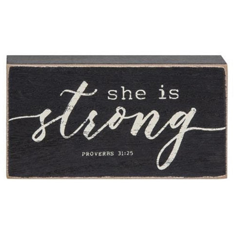 G35405 She is strong Proverbs 31:25