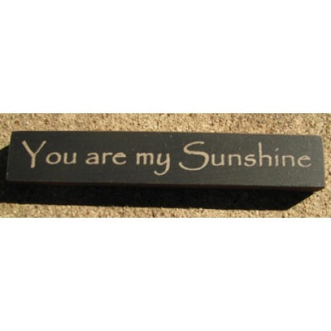32325YB You Are My Sunshine mini wood block