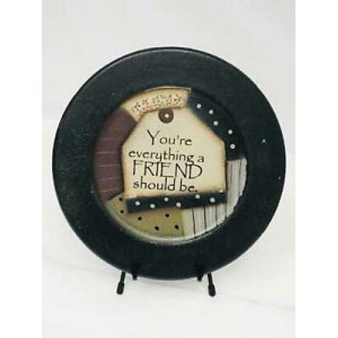 32176F You're Everything a Friend should be wood Plate