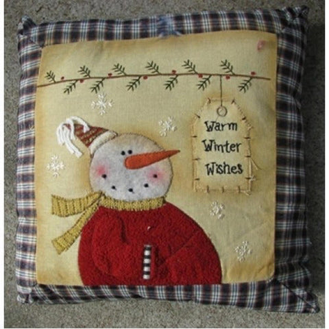 C1364WWW-Warm Winter Wishes Tag Pillow