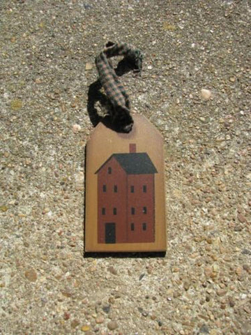 Primitive Wood Tag 31599H - Salt box House