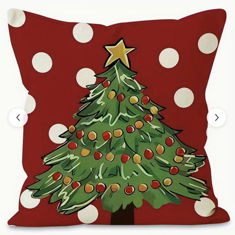 AM3683701 Christmas Tree Throw Pillow Cover (NO INSERT)