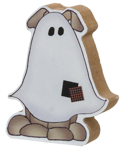36219 Chunky Halloween Costume Puppy Sitter that is dressed like a ghost